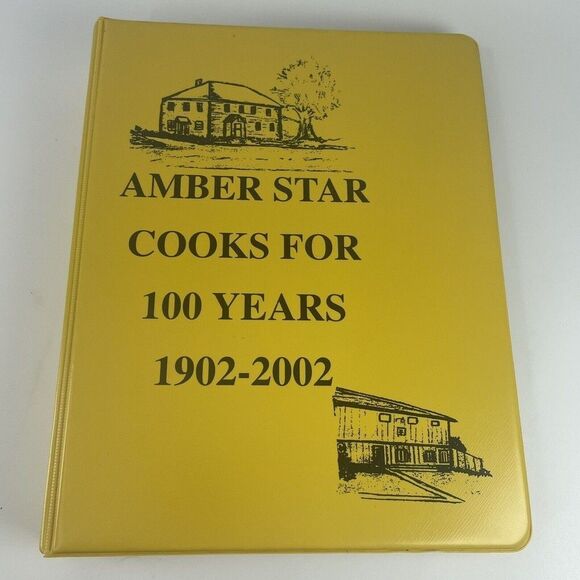 Amber Star Masonic Lodge Cooks for 100 Years Cookbook Council Bluffs Iowa 2002 - Picture 1 of 8